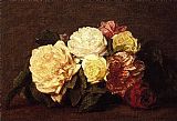 Henri Fantin-Latour Roses XV painting